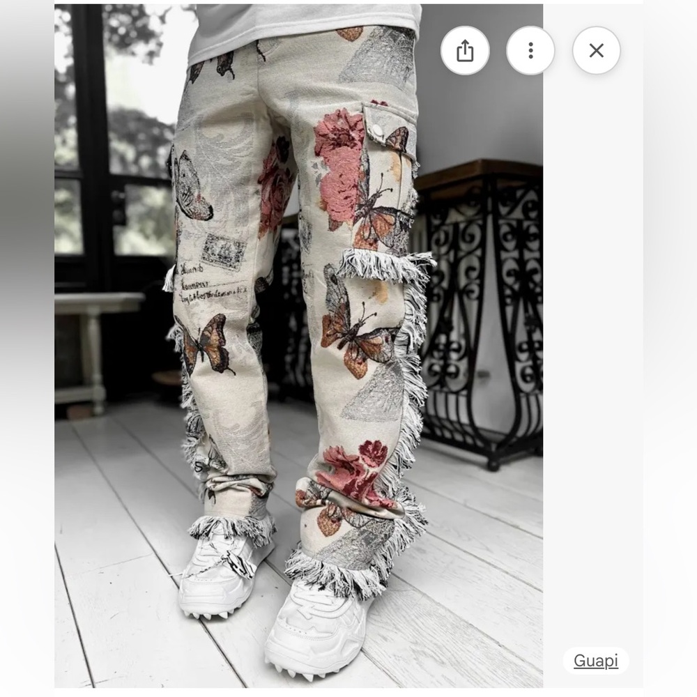 GUAPI La Ville Lumiere Tapestry Pants- 32